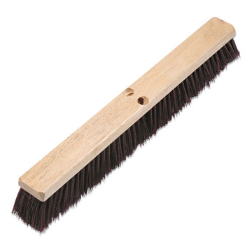 Boardwalk® Floor Brush Head, 3.25" Maroon Stiff Polypropylene Bristles, 24" Brush freeshipping - TVN Wholesale